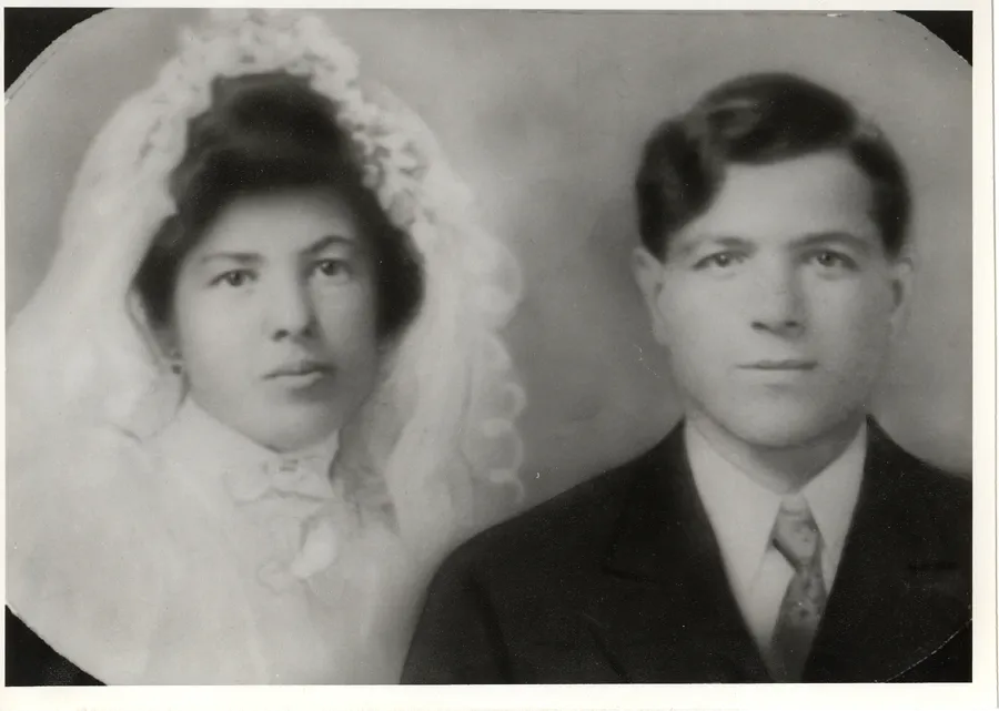 Josephine and Antonio Burrescia, maternal Grandmother and Grandfather, Circa 1905